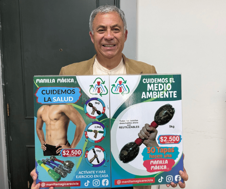 «Cuidar de ti y del medio ambiente está en tus manos»: la campaña de Luciano Gómez y su Manilla Mágica para revolucionar el reciclaje y el deporte escolar