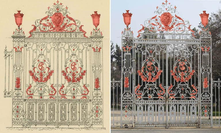 Portones antes y después