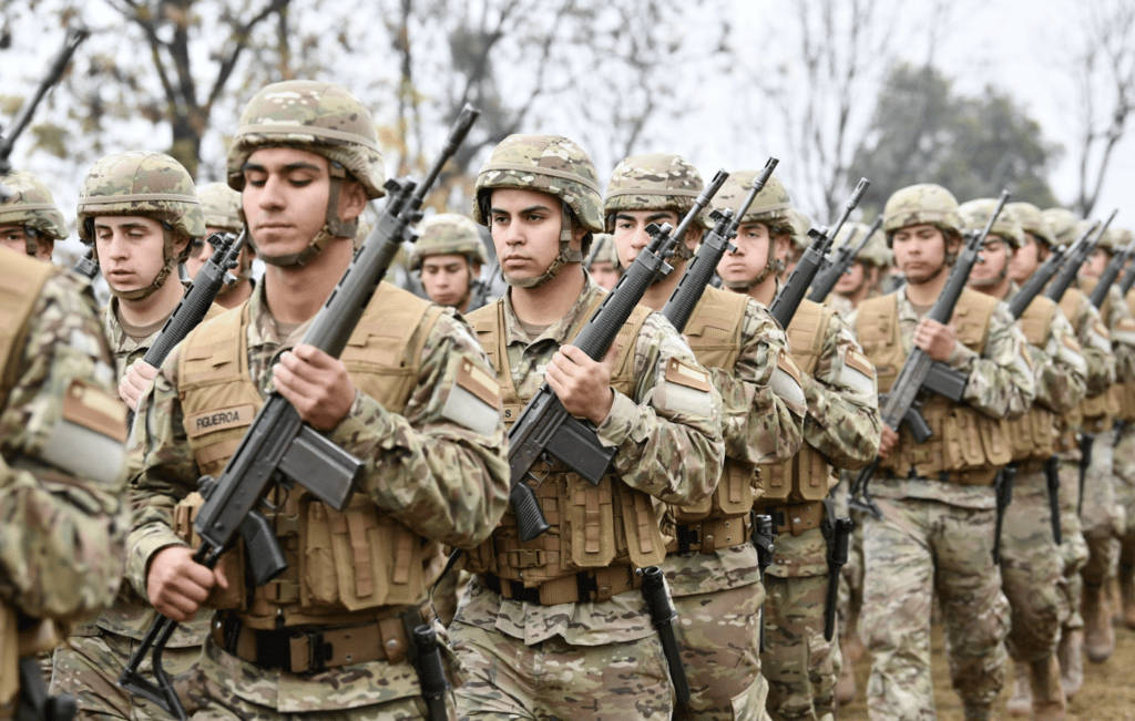 militares a la calle
