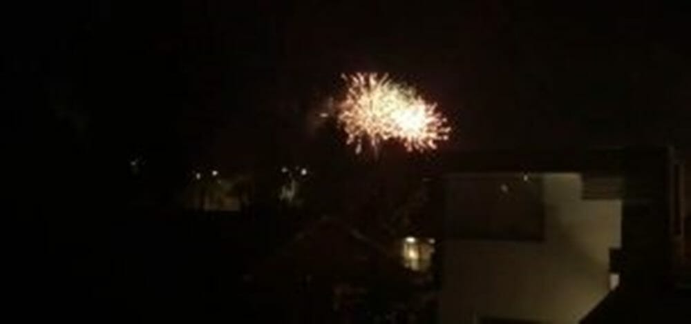 fuegos artificiales balaceras en maipu