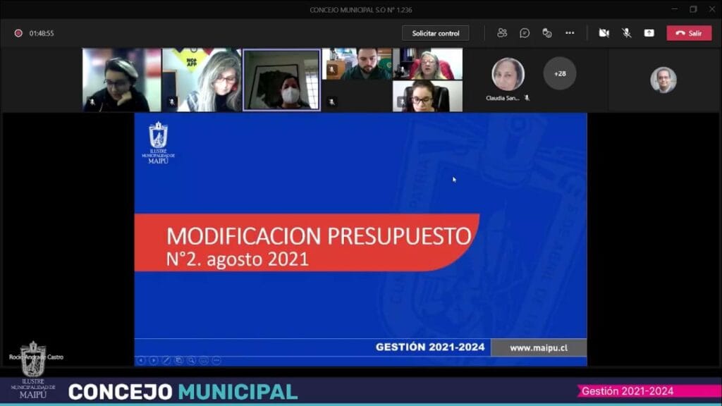 Concejo municipal aprobó modificación presupuestaria para otorgar becas estudiantiles en Maipú