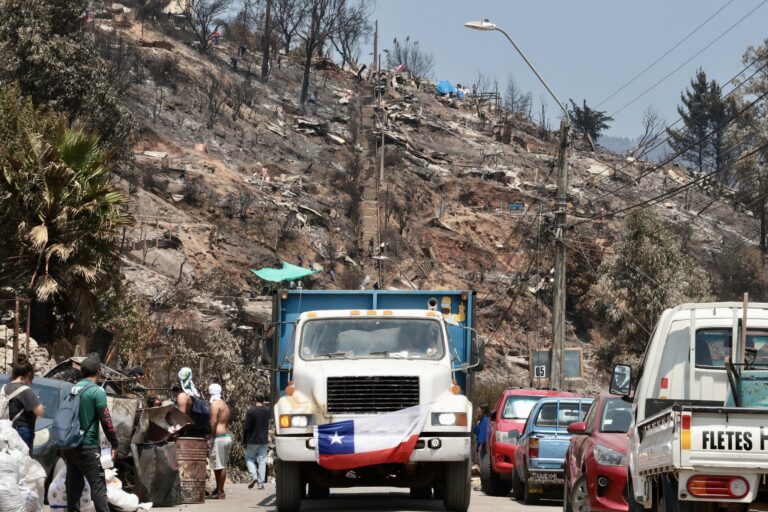 zona afectada incendios Valparaíso