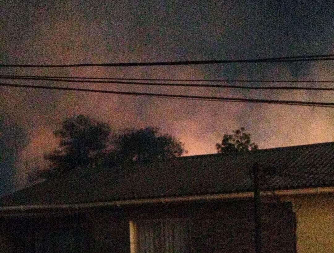 [Video]Presencia de humo en Maipú se debió a incendio en Padre Hurtado
