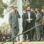 Juramento a la Bandera: Pifias y Aplausos para el Presidente Boric en Maipú 1 Gabriel Boric en Maipú