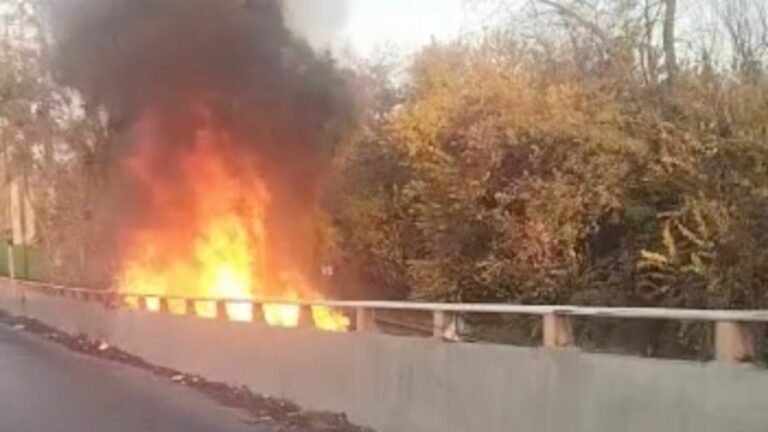 fuego camino a melipilla