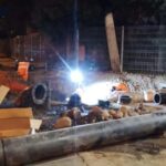 Mujer y sus 2 hijos caen a un hoyo que debía arreglar SMAPA 1 hoyo smapa