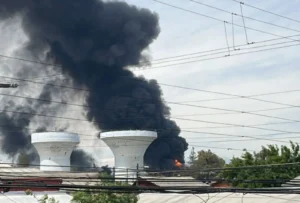 incendio en Gasco