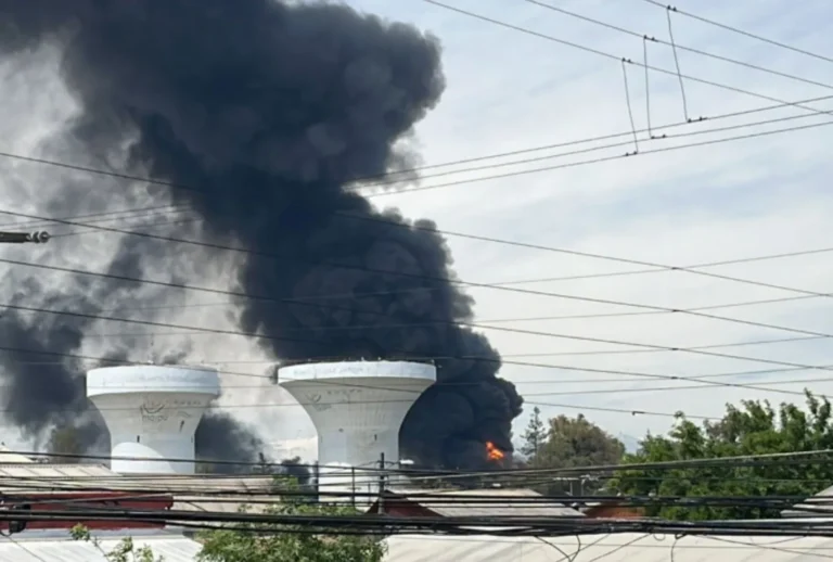 incendio en Gasco