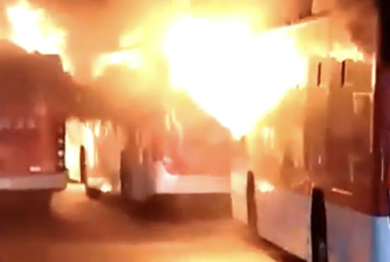 incendio buses red maipu