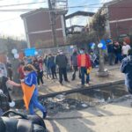 "Necesitamos semáforo ya": Vecinos se manifiestan tras joven víctima de atropello en Maipú 1 manifestacion vecinos accidente