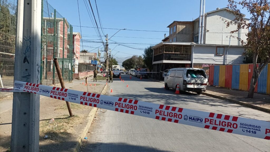 Maipú se ubica entre las 15 comunas con mayor presencia del crimen organizado en el país 1 ecoh fiscalia balacera en maipu, crimen organizado