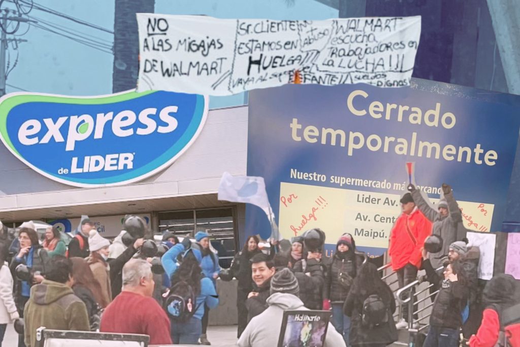 cerrado huelga walmart maipu