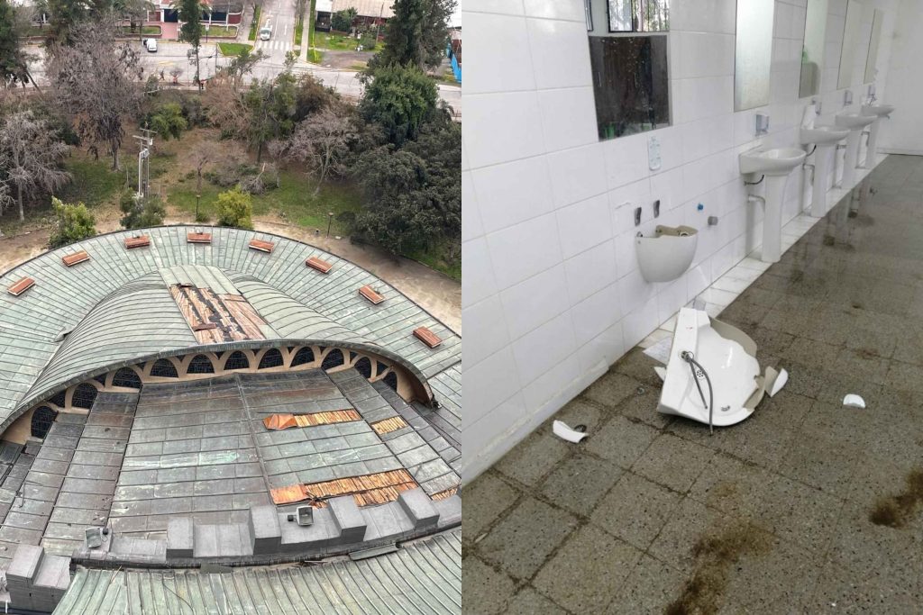 templo votivo vandalizado
