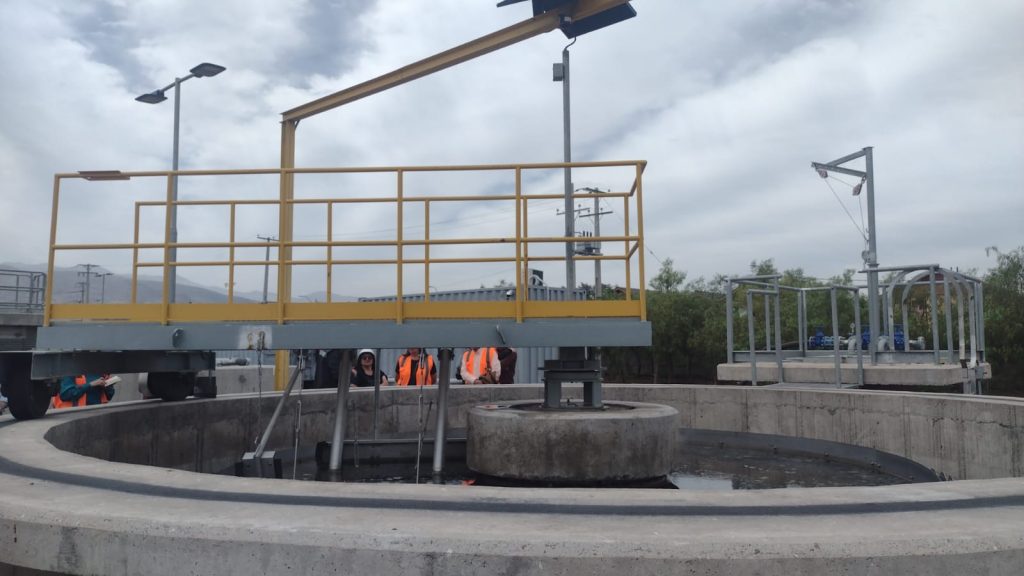 Sedimentador que se instalaría en planta Santa María