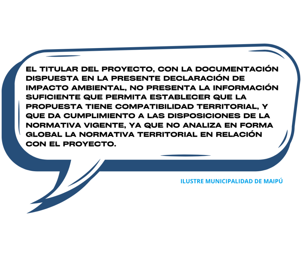 Respuesta Municipalidad ante Santa María
