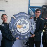 Premiación a cadetes de bomberos