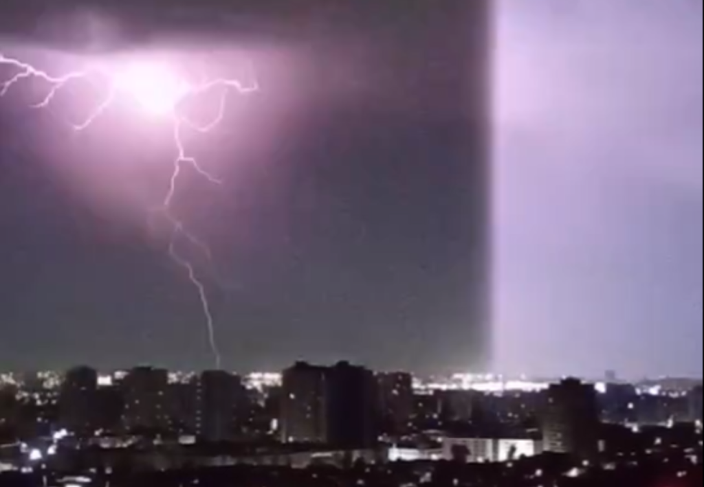 Tormenta eléctrica en Maipú
