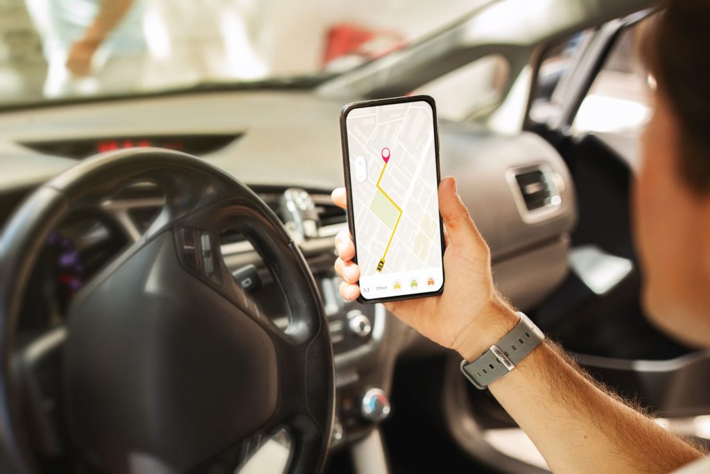 asalto conductor app en maipu