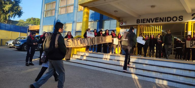 movilización sindicato anglo maipu