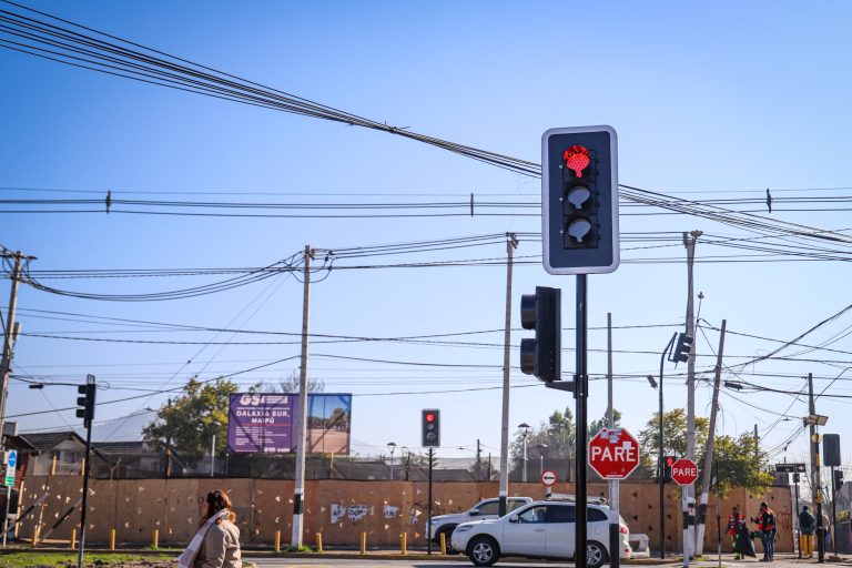 nuevos semaforos en maipu