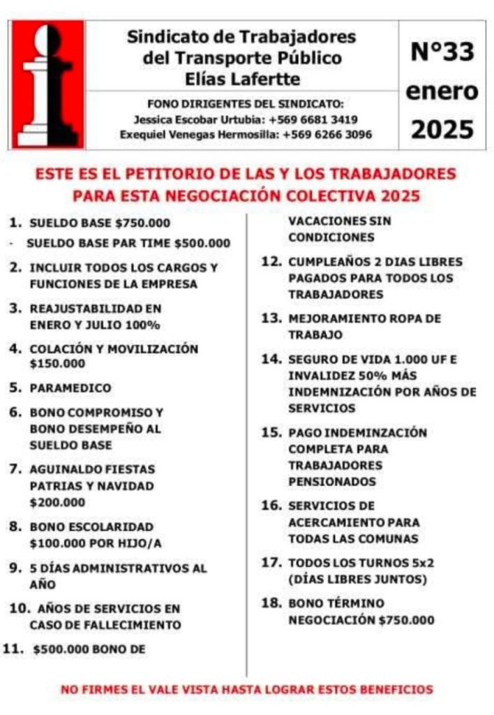 Paro de choferes podría complicar 4 recorridos que conectan Maipú con la zona sur, norte y oriente de la capital 2 paro de sindicato Elías Laferte de RBU Santiago