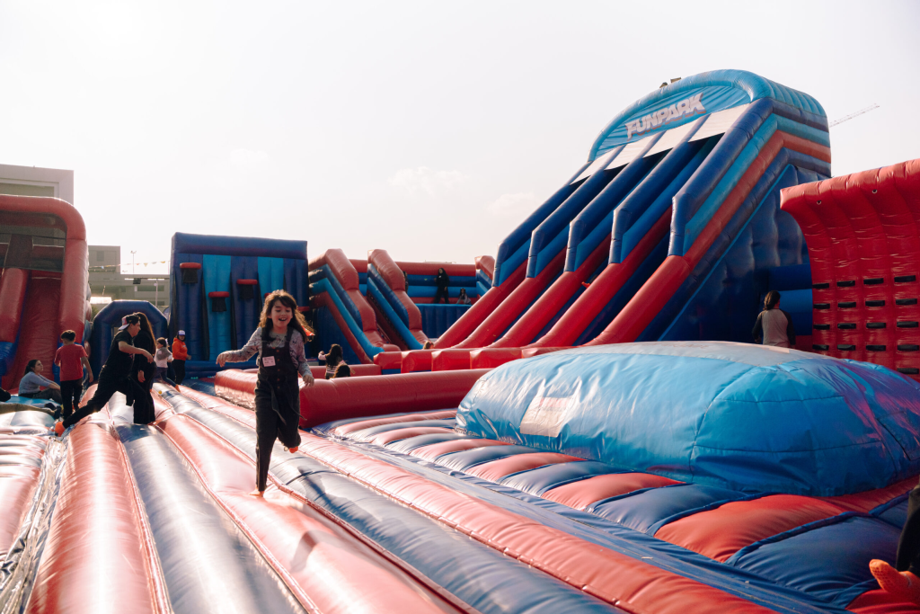 Funkpark Mall Arauco MAipú en el día del niño