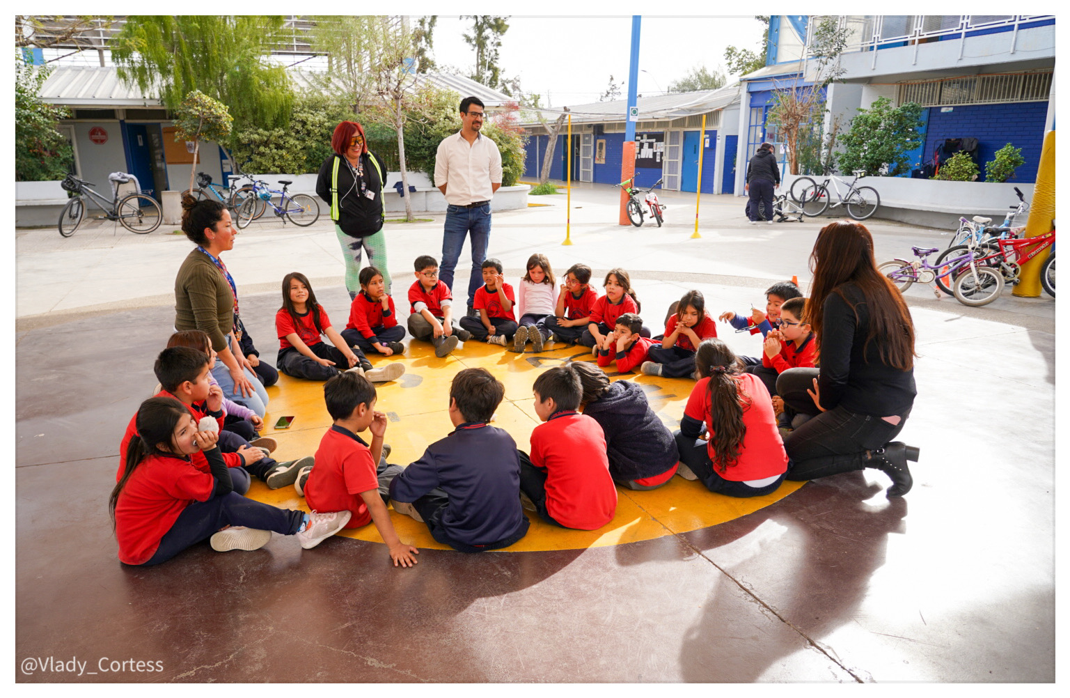 Colegio León Humberto Valenzuela impulsa proyecto «Bicibus» para promover el traslado seguro en bicicleta de sus estudiantes
