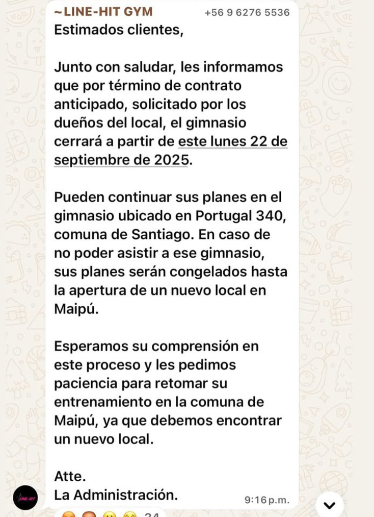 Gimnasio Line Hit Maipú