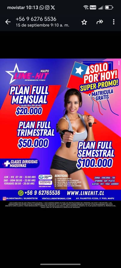 Gimnasio Line Hit Maipú