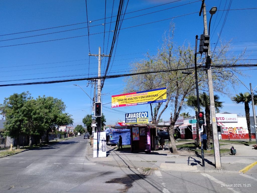 Letrero en Villa El Abrazo
