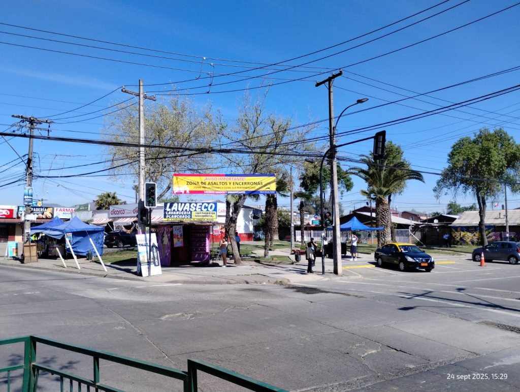 Letrero en Villa El Abrazo