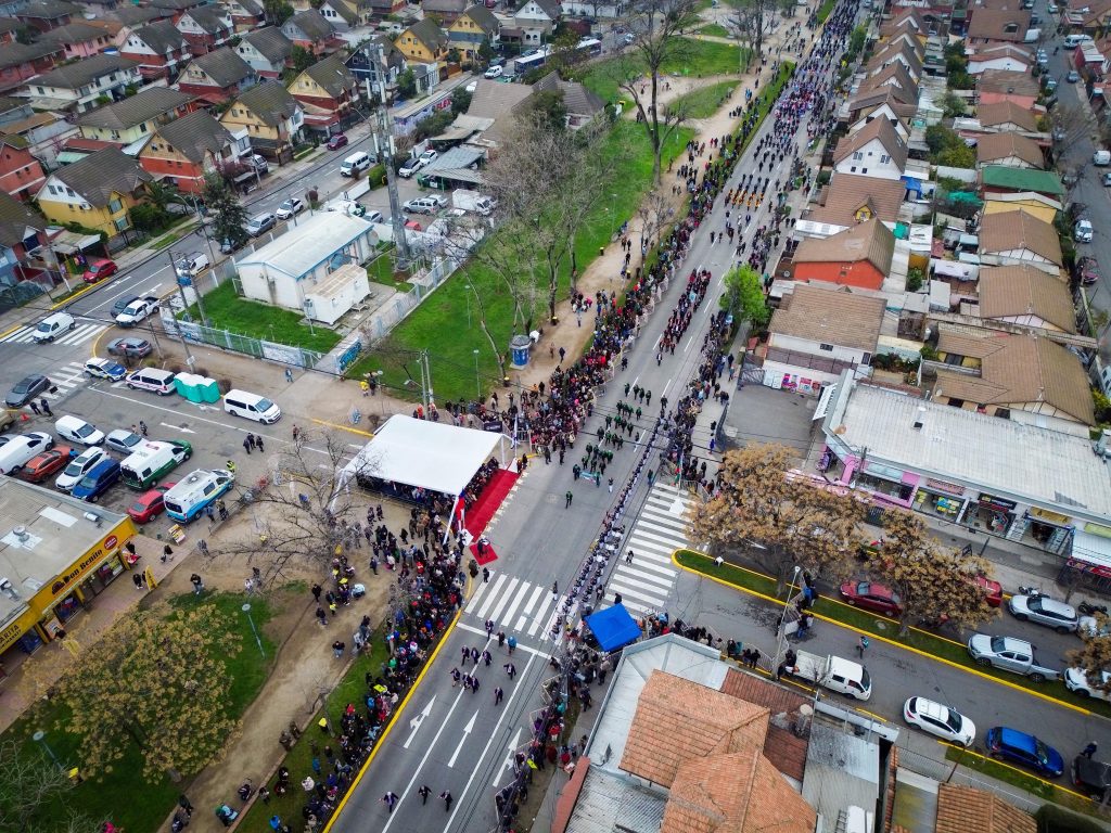 desfile civico ciudad satelite maipu