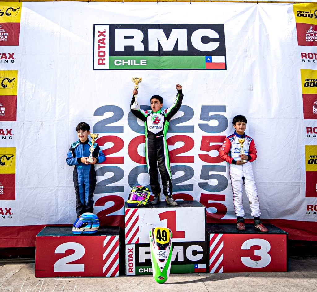 Maipucino Bruno Miranda gana la Gran Final del Rotax Chile 2025 y clasificó al próximo mundial de karting en Baréin 2 Bruno Miranda Karting