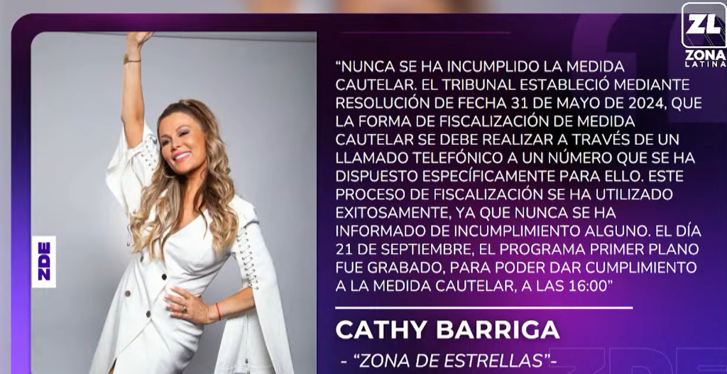 Cathy Barriga sobre acusación de incumplimiento de medida cautelar: "No supe que estaban afuera del domicilio" 2 image 14
