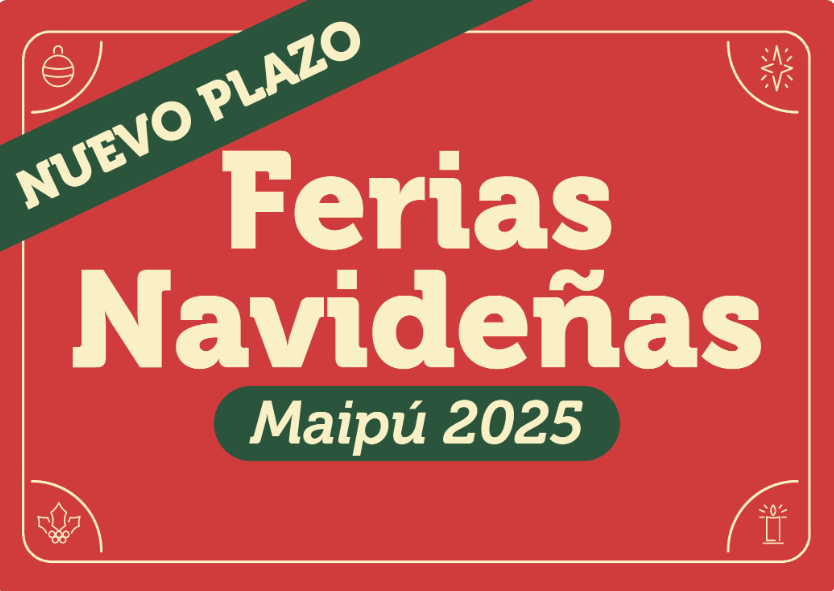 Nuevo plazo de postulación para ferias navideñas barriales de Maipú
