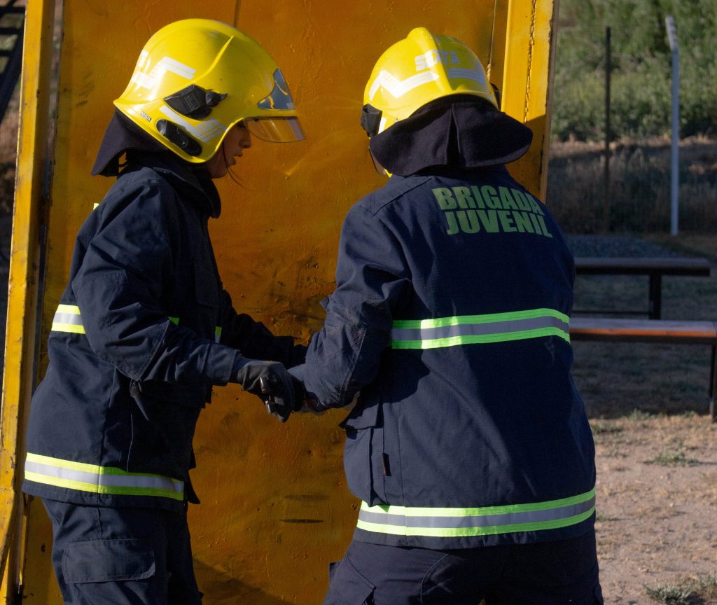 Primera competencia del Cuerpo de Bomberos de Maipú