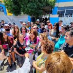 Claudia Mix ya votó en la Escuela Los Alerces: "Quienes tienen que representar a los vecinos deben vivir en los barrios" 1 claudia mix 1