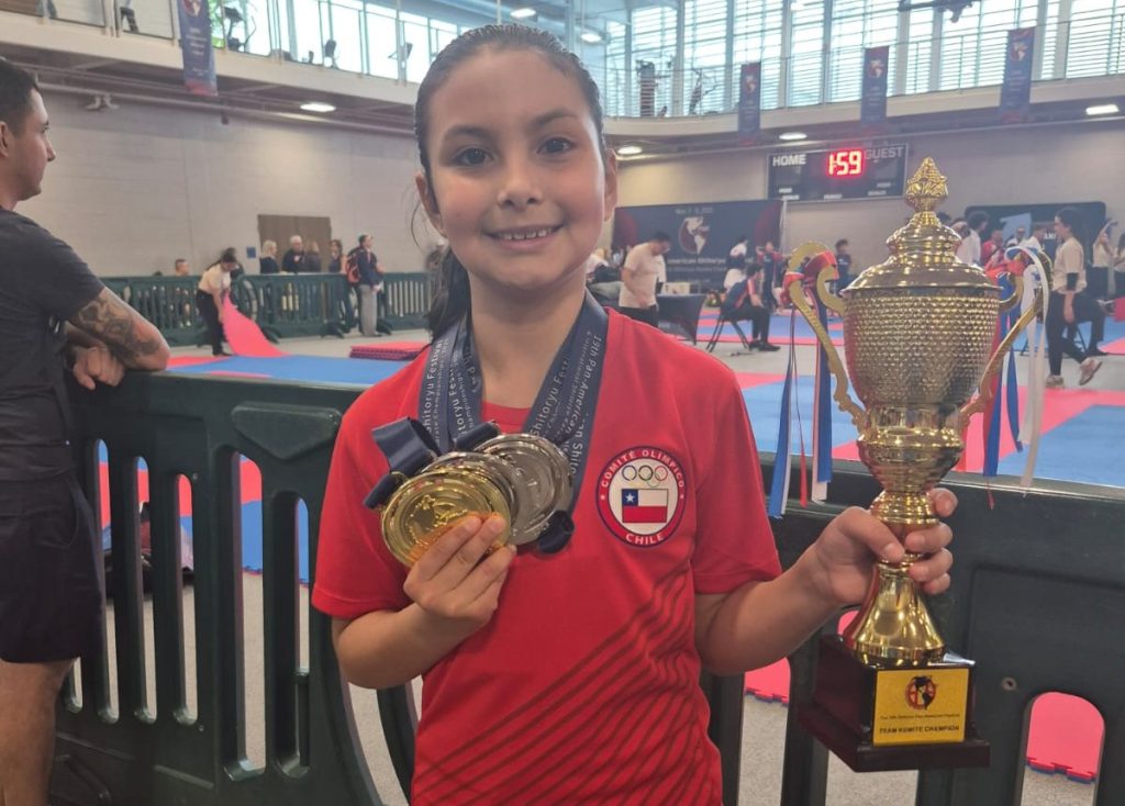 Team Raion en Miami junto a maipucinos medallistas
