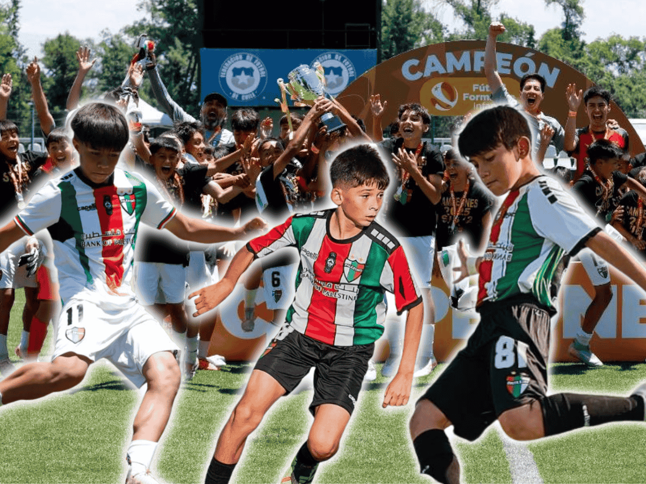 Conoce a los 3 maipucinos sub12 que se coronaron campeones del torneo nacional con Palestino
