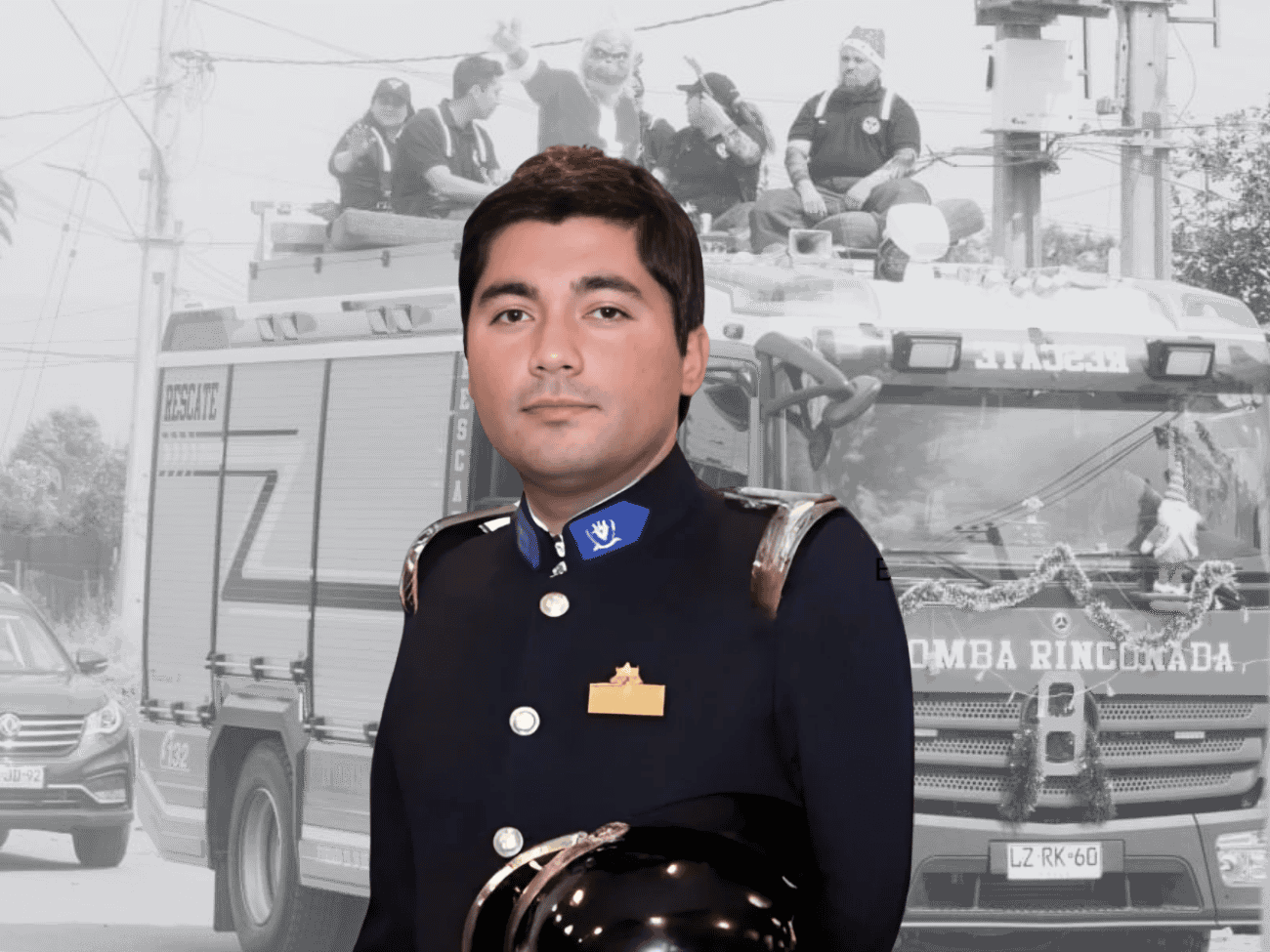 Actividades navideñas suspendidas por duelo institucional: Cuerpo de Bomberos de Maipú despide a Paul Valenzuela