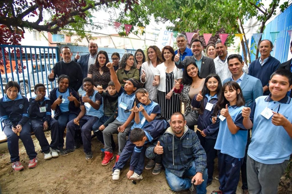 eco-junaeb recupera huerto en Maipú