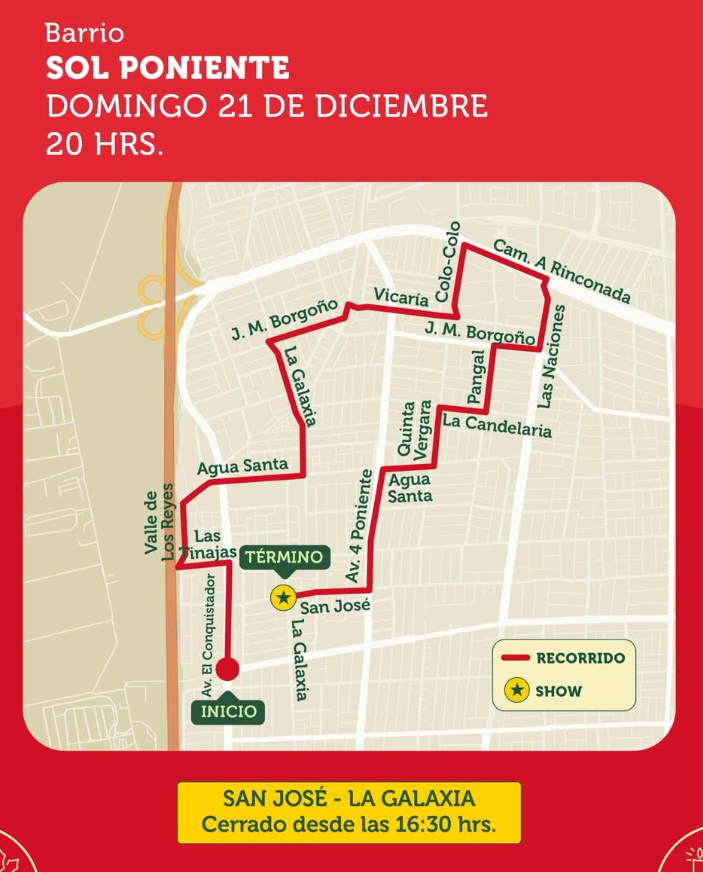La Caravana Navideña pasará por los barrios Los Bosquinos, Los Héroes, Longitudinal, Lo Errázuriz y Sol Poniente este fin de semana 4 image 31