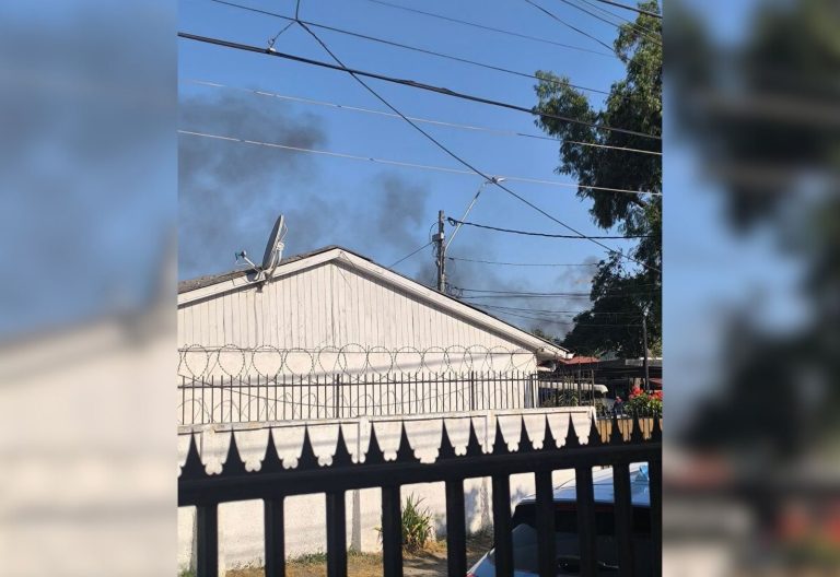 incendio camino a melipilla