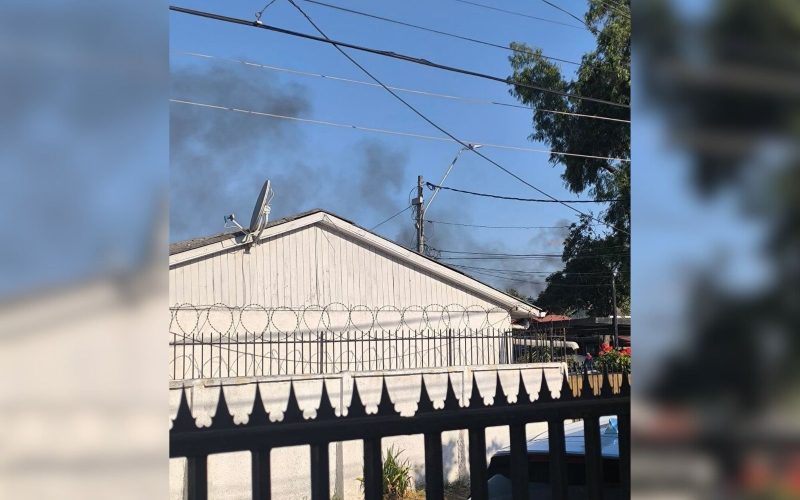 incendio camino a melipilla