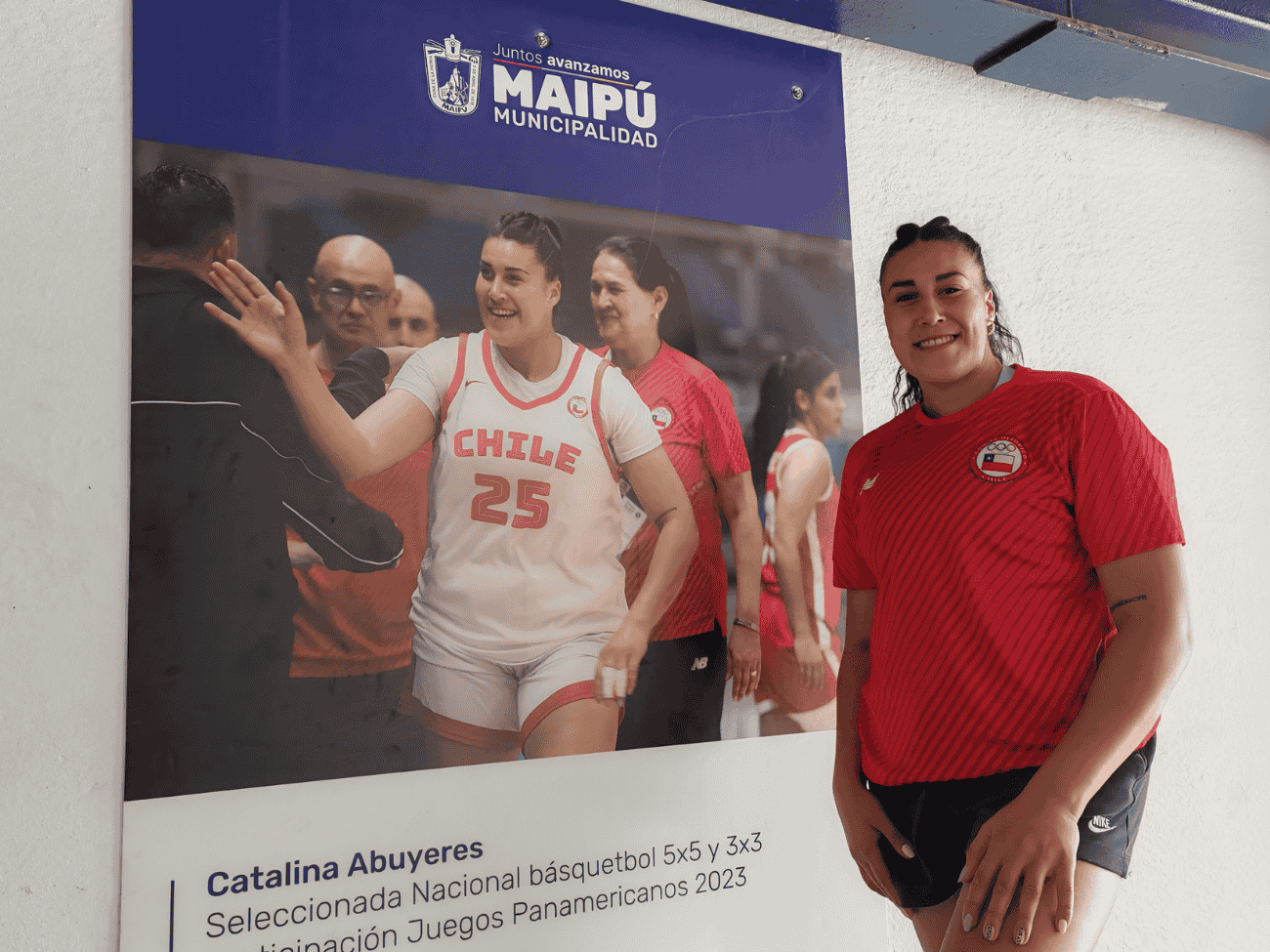 Catalina Abuyeres: seleccionada, licenciada y rostro del básquetbol en Maipú