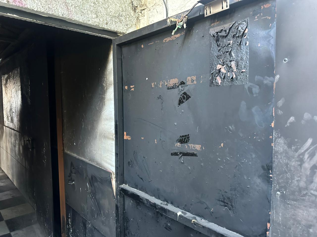 AMAIA Restaurante a 7 días del incendio.