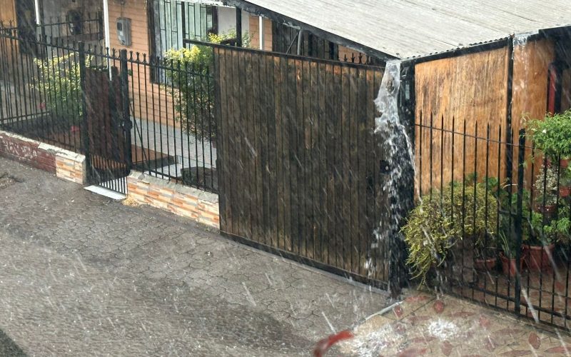 Intensa tormenta en Maipú