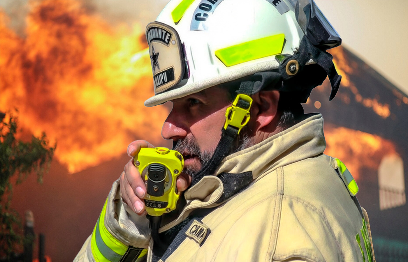 Claudio Salinas, Comandante Cuerpo Bomberos Maipú: «Es importante el apoyo de nuestra comuna al unirse a la Fuerza de Tarea Metropolitana»