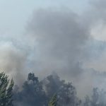 Humo de incendios forestales llega a Maipú: bomberos combaten dos focos en Melipilla 1 incendio forestal humo en maipu