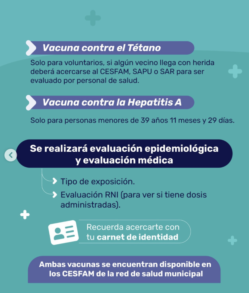 Municipalidad habilita punto de vacunación contra el Tétano y Hepatitis A: revisa aquí todos los detalles del operativo 3 vacunación en Maipú